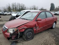 KIA Spectra salvage cars for sale: 2009 KIA Spectra EX