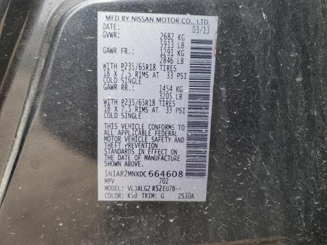 2013 Nissan Pathfinder s