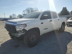 Toyota Tundra salvage cars for sale: 2017 Toyota Tundra Crewmax SR5