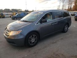 Honda Odyssey ex salvage cars for sale: 2012 Honda Odyssey EX