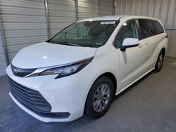 Toyota Sienna le salvage cars for sale: 2022 Toyota Sienna LE