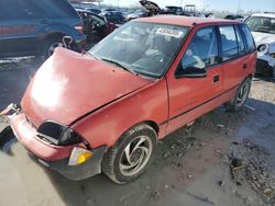 GEO salvage cars for sale: 1990 GEO Metro LSI Sprint CL