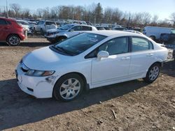 Honda salvage cars for sale: 2009 Honda Civic LX