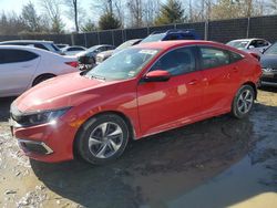 Honda salvage cars for sale: 2019 Honda Civic LX