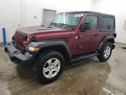 Jeep Wrangler salvage cars for sale: 2021 Jeep Wrangler Sport