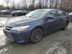 Toyota Camry salvage cars for sale: 2017 Toyota Camry LE