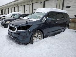 KIA salvage cars for sale: 2015 KIA Sedona LX