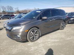 Honda Odyssey salvage cars for sale: 2018 Honda Odyssey Elite