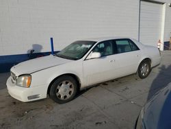 Cadillac salvage cars for sale: 2002 Cadillac Deville