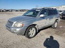 Toyota Highlander salvage cars for sale: 2006 Toyota Highlander Hybrid