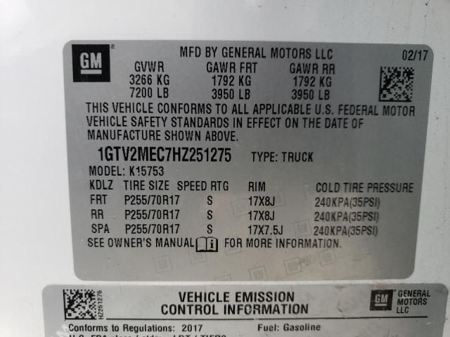 2017 GMC Sierra K1500 SLE