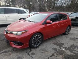 Scion salvage cars for sale: 2016 Scion IM