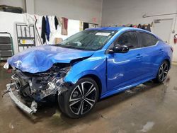 Salvage cars for sale from Copart Elgin, IL: 2021 Nissan Sentra SR