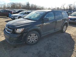 Dodge Journey salvage cars for sale: 2019 Dodge Journey SE