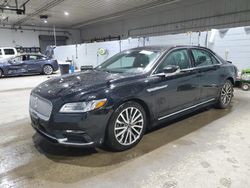 Lincoln salvage cars for sale: 2017 Lincoln Continental Select