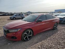 Honda Accord salvage cars for sale: 2021 Honda Accord Sport