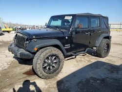 Jeep salvage cars for sale: 2017 Jeep Wrangler Unlimited Sport