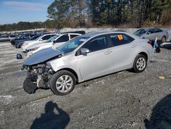 Toyota Corolla l Vehiculos salvage en venta: 2016 Toyota Corolla L