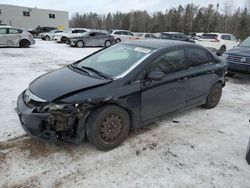 Honda salvage cars for sale: 2009 Honda Civic LX-S