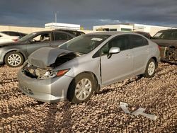 Salvage cars for sale from Copart Phoenix, AZ: 2012 Honda Civic LX