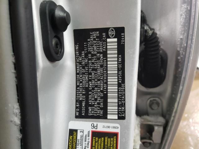 2012 Toyota Camry Base