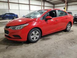 Chevrolet Cruze salvage cars for sale: 2016 Chevrolet Cruze LS