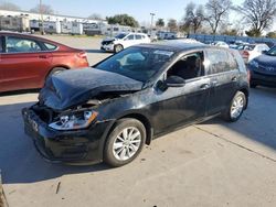 Volkswagen Golf salvage cars for sale: 2015 Volkswagen Golf