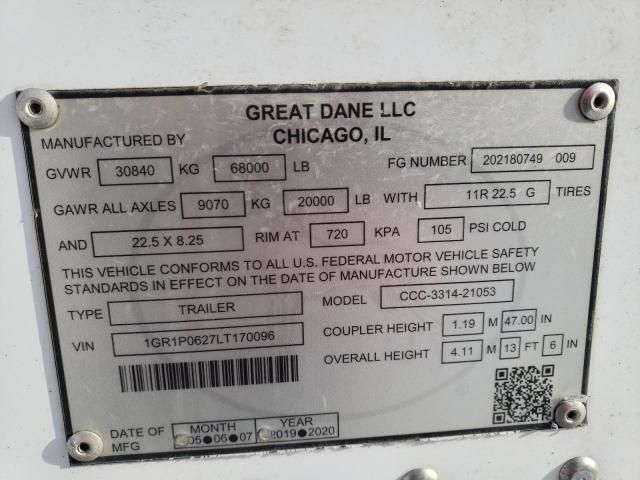 2020 Great Dane 53FT Trail