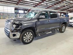 Toyota Tundra salvage cars for sale: 2017 Toyota Tundra Crewmax Limited