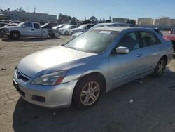 Honda Accord salvage cars for sale: 2007 Honda Accord SE