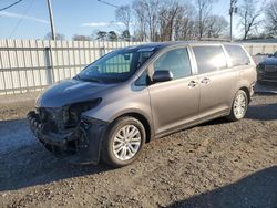 Toyota Sienna xle salvage cars for sale: 2013 Toyota Sienna XLE