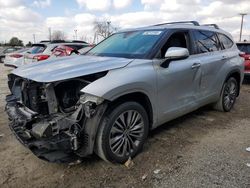 Toyota Highlander salvage cars for sale: 2020 Toyota Highlander Platinum