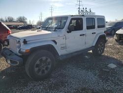 Jeep salvage cars for sale: 2018 Jeep Wrangler Unlimited Sahara