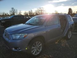 Toyota Highlander salvage cars for sale: 2008 Toyota Highlander Hybrid Limited