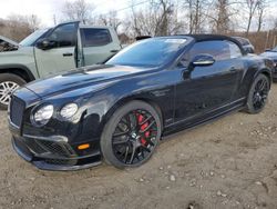 Bentley salvage cars for sale: 2018 Bentley Continental GT Supersports