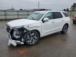 Hyundai Palisade Vehiculos salvage en venta: 2021 Hyundai Palisade Calligraphy