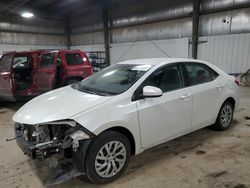 Toyota Corolla salvage cars for sale: 2017 Toyota Corolla L