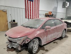 Toyota Corolla salvage cars for sale: 2020 Toyota Corolla LE