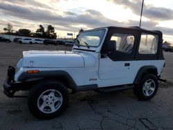 Jeep Wrangler salvage cars for sale: 1993 Jeep Wrangler / YJ S