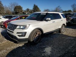 Ford Explorer salvage cars for sale: 2016 Ford Explorer Limited