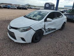 Toyota Corolla salvage cars for sale: 2016 Toyota Corolla L