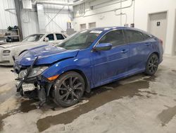 Honda salvage cars for sale: 2021 Honda Civic Sport