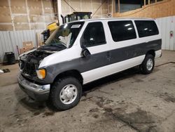 Ford salvage cars for sale: 2001 Ford Econoline E350 Super Duty Wagon