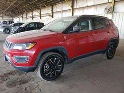 Jeep Compass salvage cars for sale: 2020 Jeep Compass Trailhawk