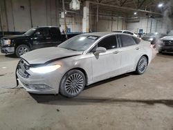 Ford Fusion Vehiculos salvage en venta: 2017 Ford Fusion Titanium