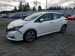 Nissan Leaf salvage cars for sale: 2022 Nissan Leaf SL Plus