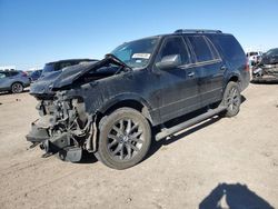 Ford Expedition Vehiculos salvage en venta: 2017 Ford Expedition Limited