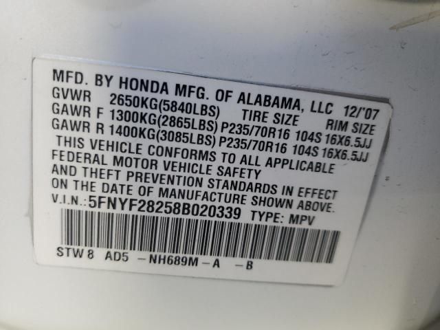 2008 Honda Pilot VP