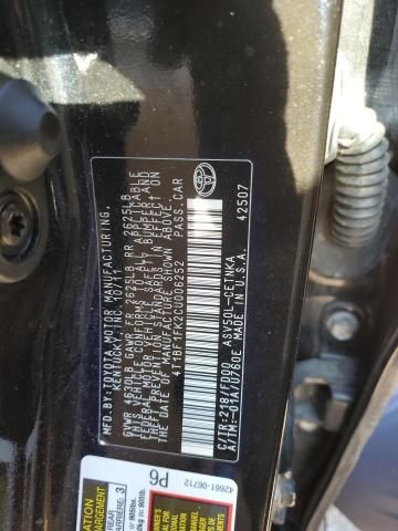 2012 Toyota Camry Base