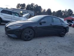 Hyundai salvage cars for sale: 2022 Hyundai Elantra Blue